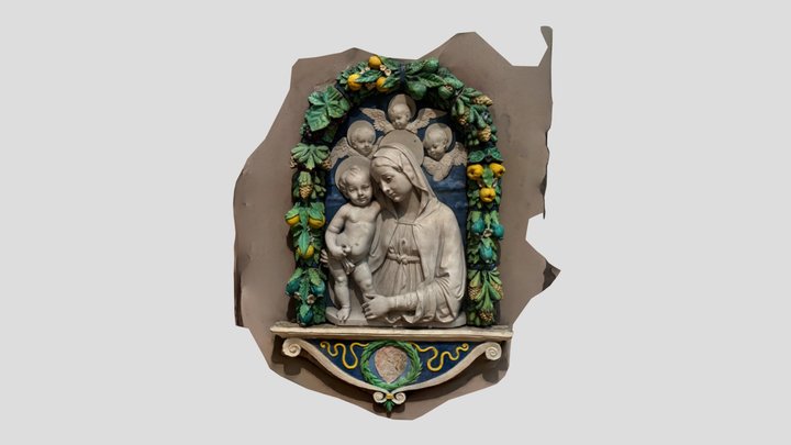 Virgin and Child 3D Model