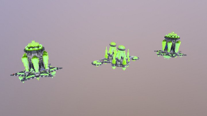 "TOXIC" BedWars (2x3) 3D Model