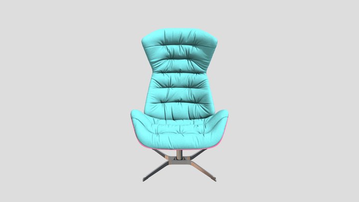 Modern ArmChair AK ! 3D Model