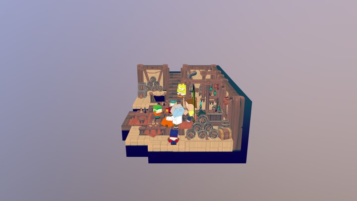 Regular Tavern 3D Model