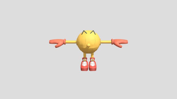 Pac- Man 3D Model