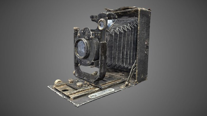 Фотоаппарат «Фотокор-1» • Camera 'Photokor-1' 3D Model