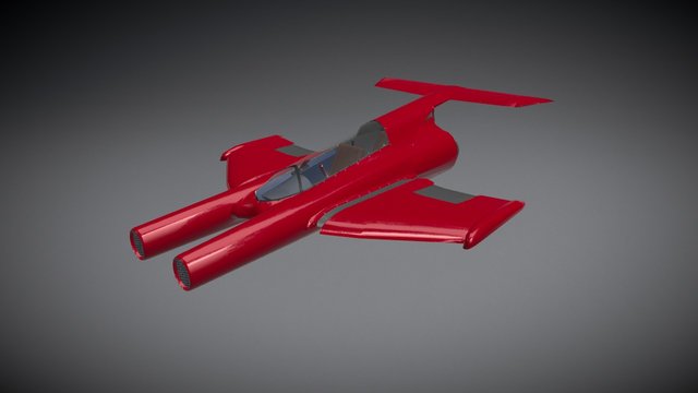 race ship 3D Model