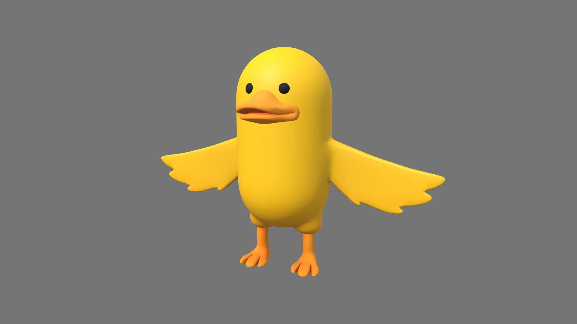 Yellow Duck Character - Buy Royalty Free 3D model by bariacg [ad91a0f ...