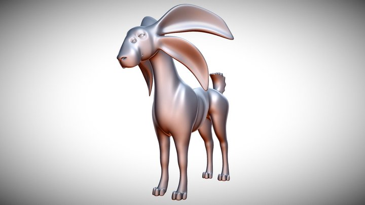 Rabbit Mount 3D Model