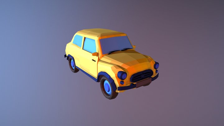 Low Poly Rigged ZAZ - 965 3D Model