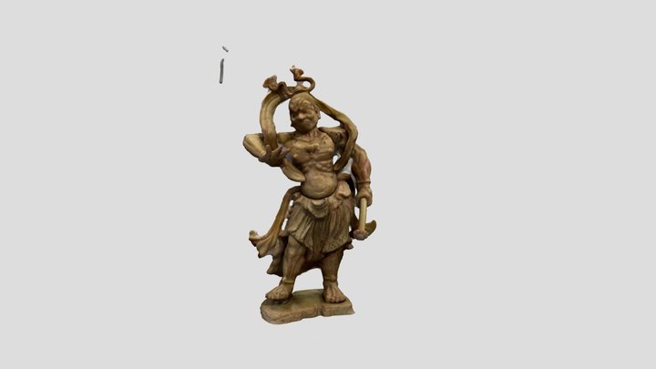 吽形 3D Model