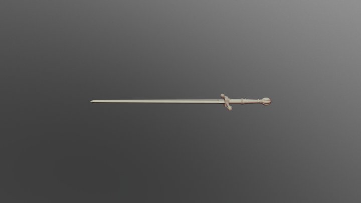 For Honor_Long Sword 3D Model