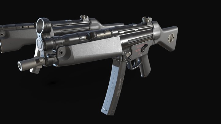 MP5 3D Model