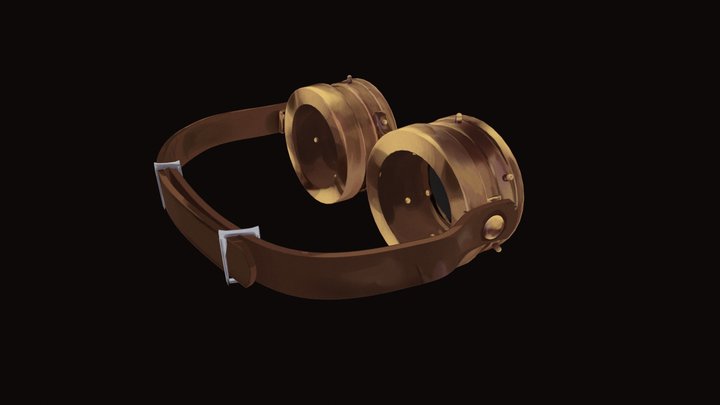 Goggles 3D Model