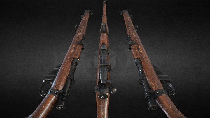 Lee-Enfield SMLE No.1 Mk3 3D Model