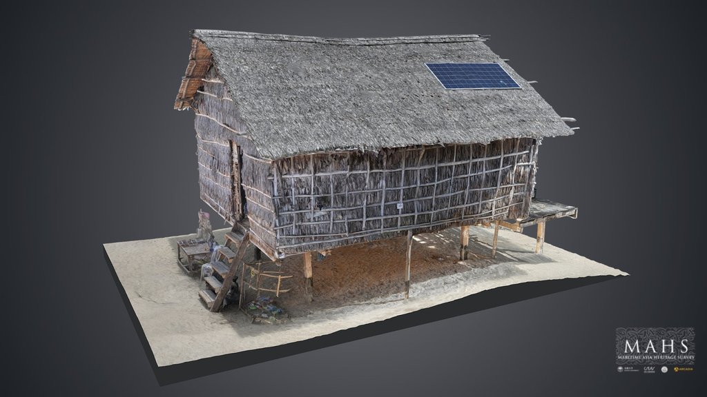 House structure, Moken Village, Thailand
