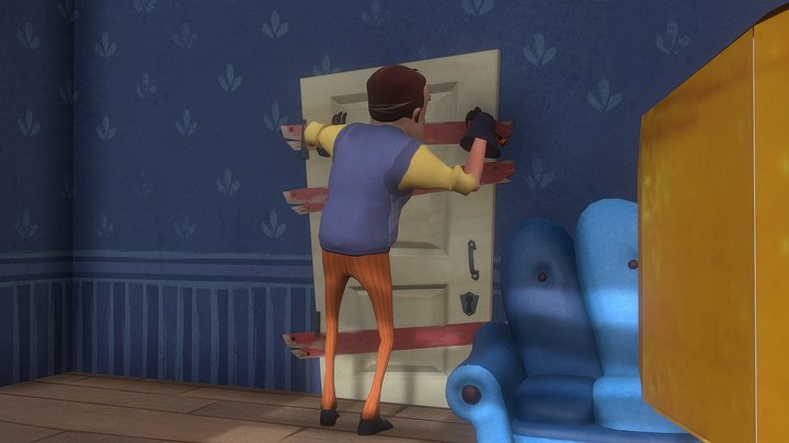 Hello Neighbor Animation (Pre-Alpha) 3D Model