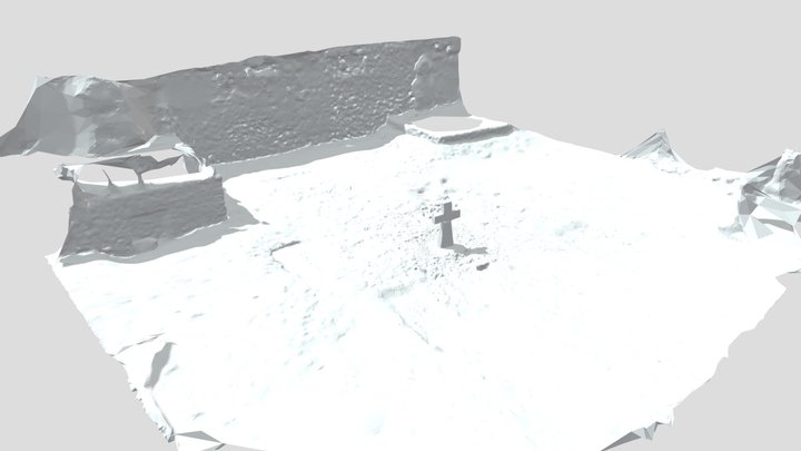 Clare Abbey, Ennis, Grave Marker 3D Model
