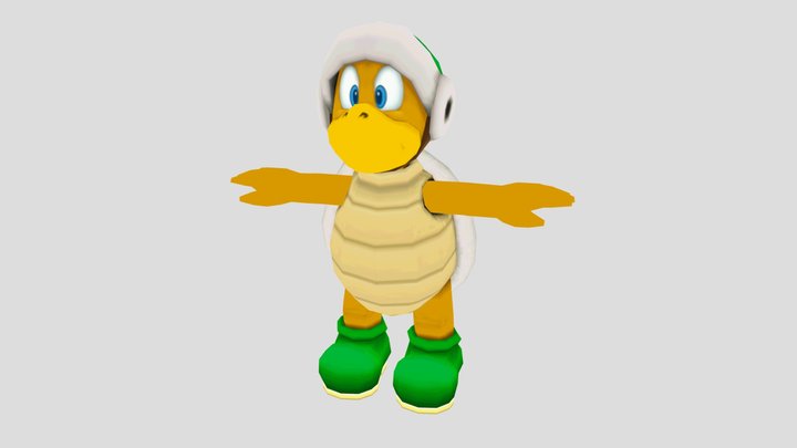 Mario Party 5 - Hammer Bro – Modello 3D gratuito STL