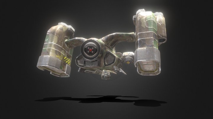 Drone militer - Military drone 3D Model