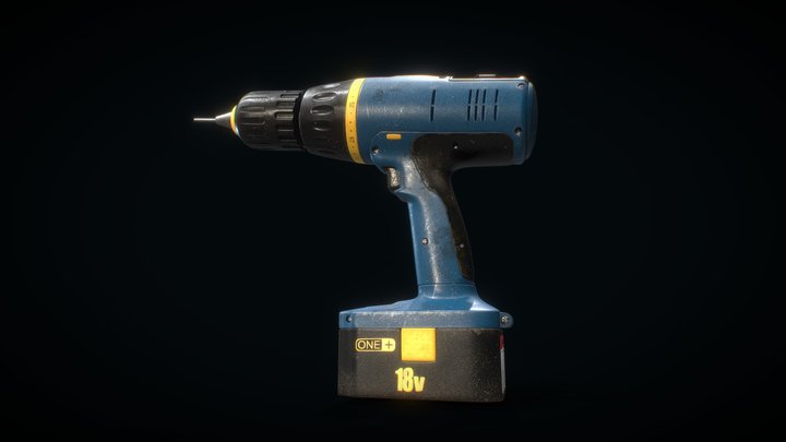 Power Drill 3D Model