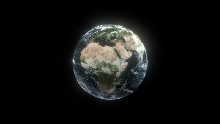 Earth(Dünya) 3D Model