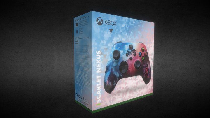 Xbox Controller Sleeve - Scarlet Nexus 3D Model