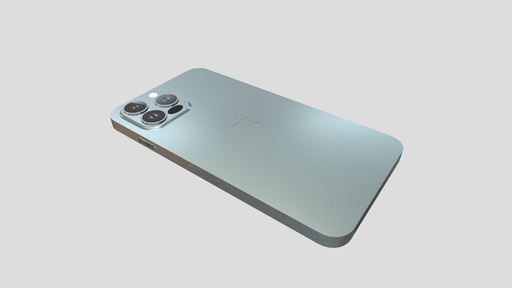 iPhone 14 concept V1 unibody - Jackson Sanders 3D Model