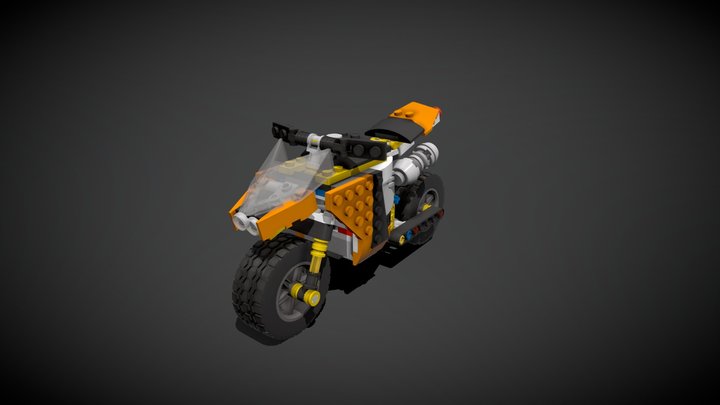 Lego Sunset Street Bike 3D Model