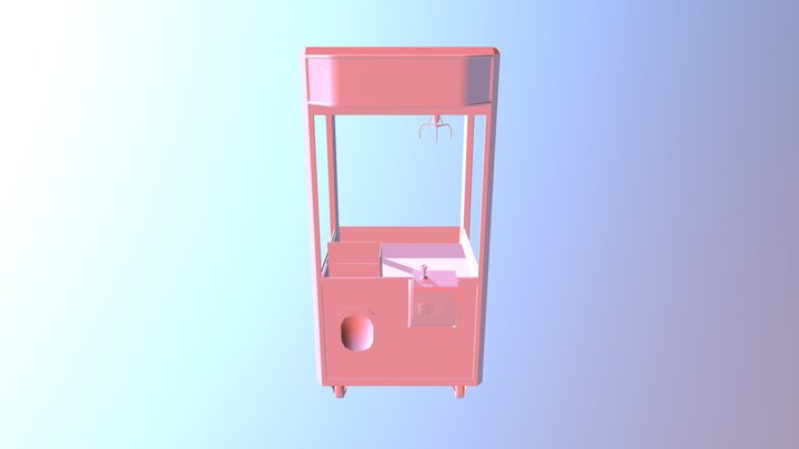 Claw Machine Model Sketchfab without windows 3D Model