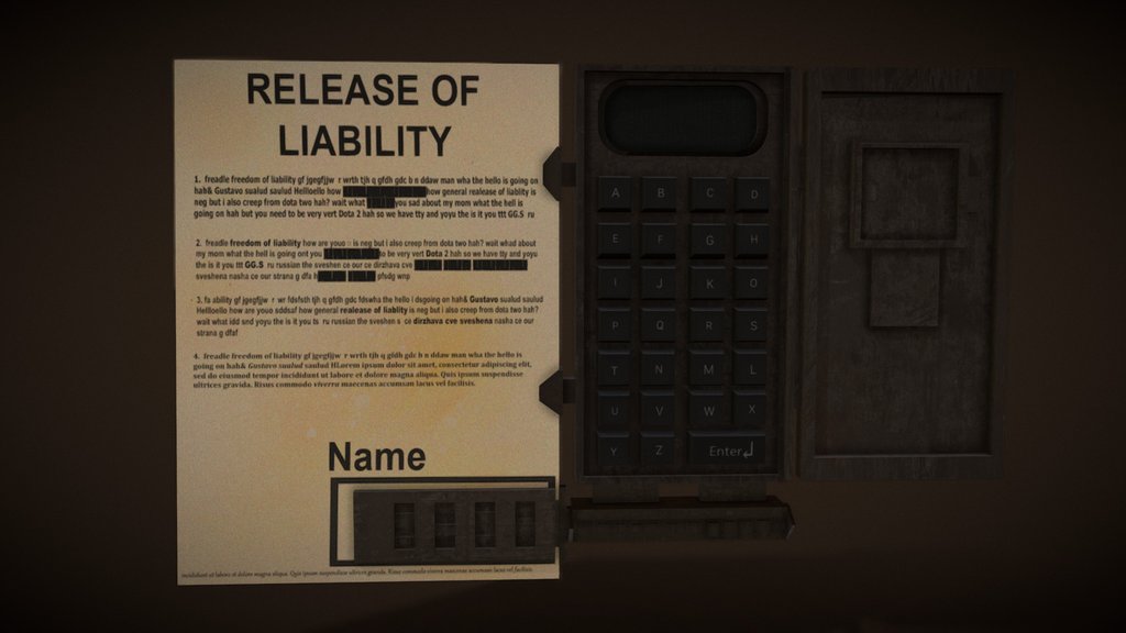 Release Of Liability & Numpad, Buskshot Roulette