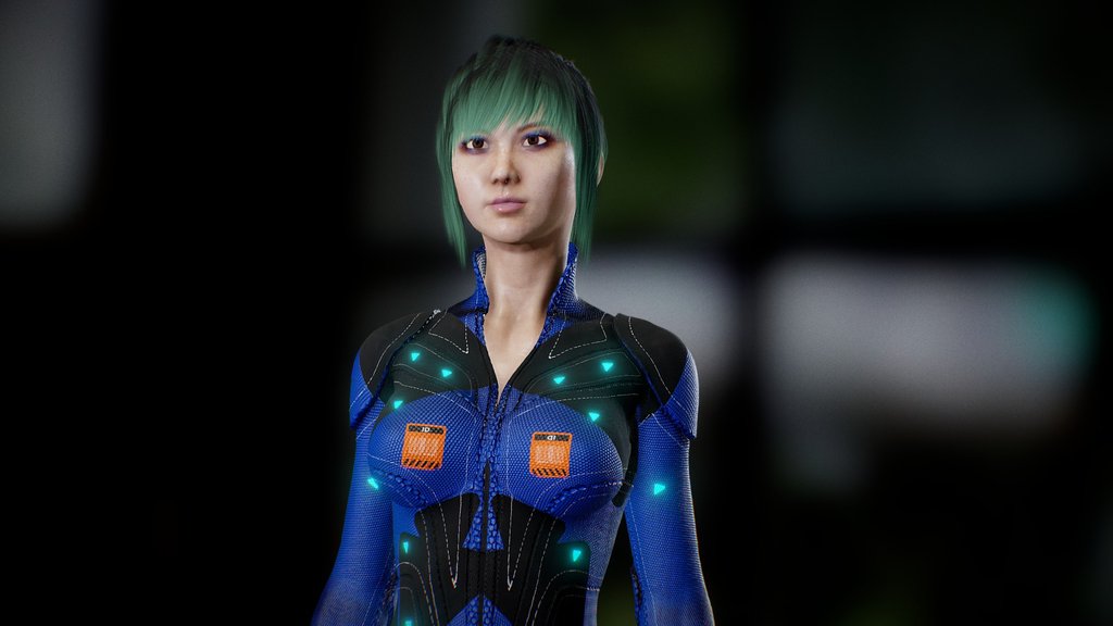 Character Free Model 3d BY Oscar Creativo