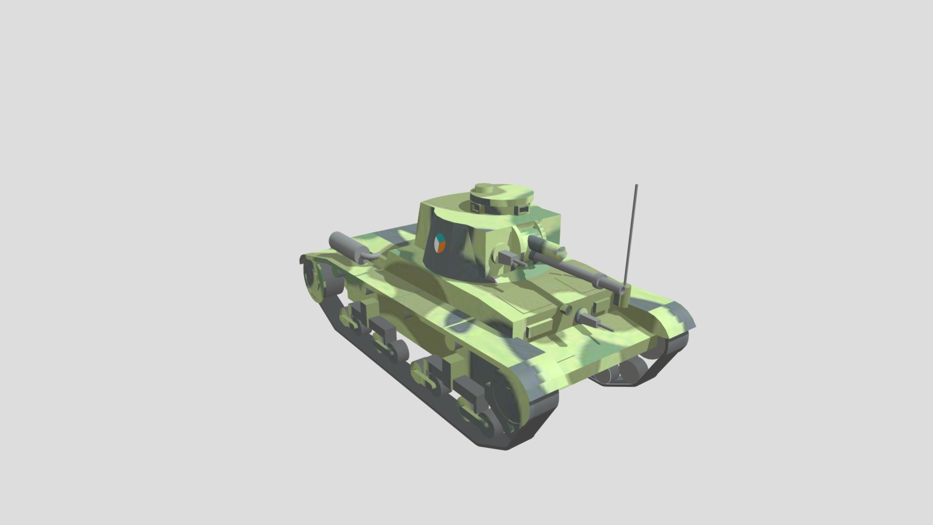 Crude model of LT vz. 35 Camo