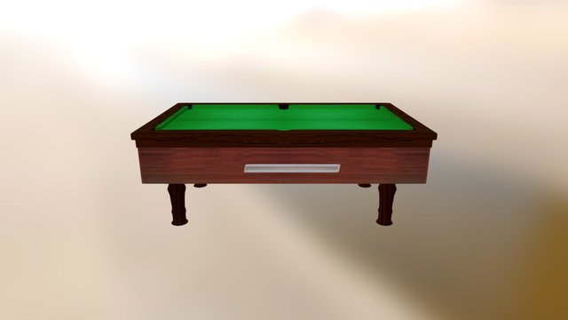 Pool Table 002 3D Model