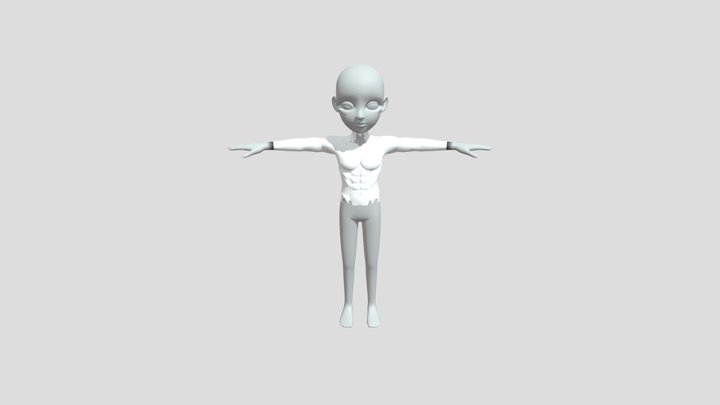 Tatto FBX file prefab zepeto template 3D Item 3D Model