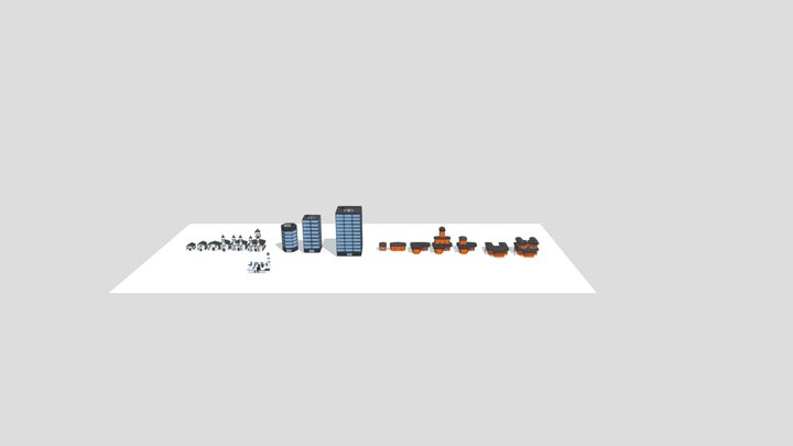 Buildings 3D Model