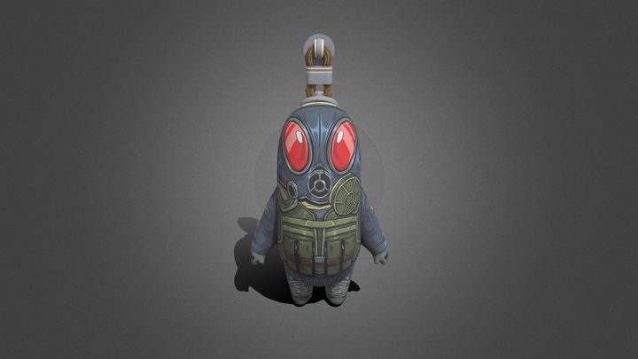 CS2 Missing Link Lil' SAS Keychain 3D Model