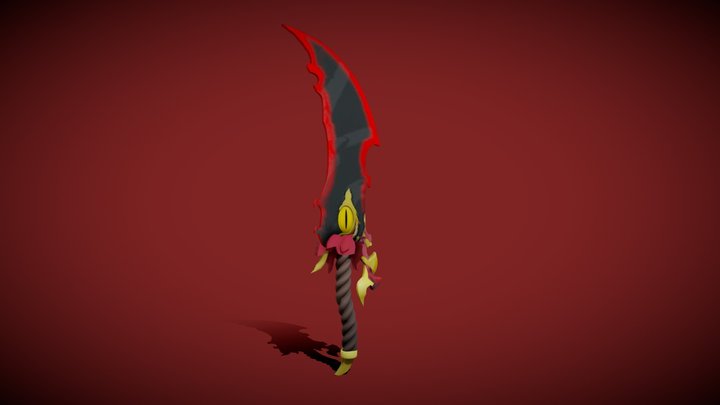 Solo Leveling Demon King's Dagger 3D Model