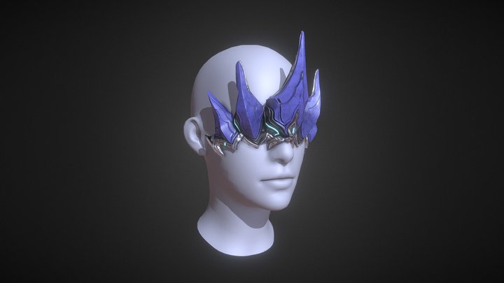Warframe Tennogen [Caerulea Visor] 3D Model