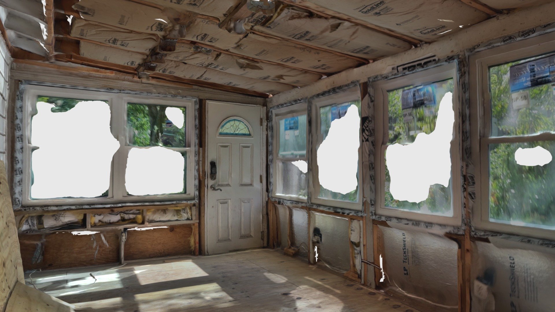 Sunroom Argon windows installed