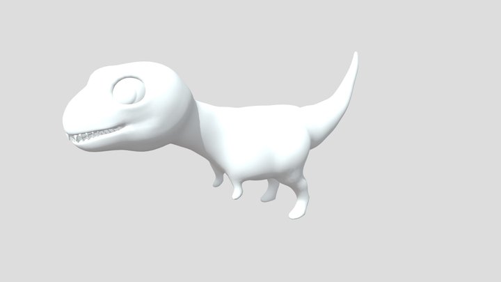 Dinosaur Mesh for cartoon 3D Model