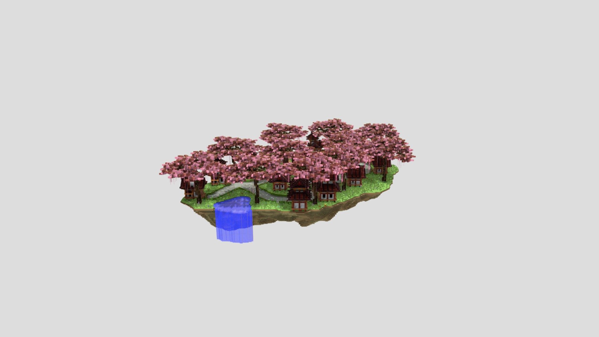 Oriental Blossom Skyblock Spawn - 3D model by Senior Studios ...