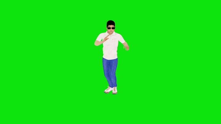 Rumba Dancing (sss) 3D Model