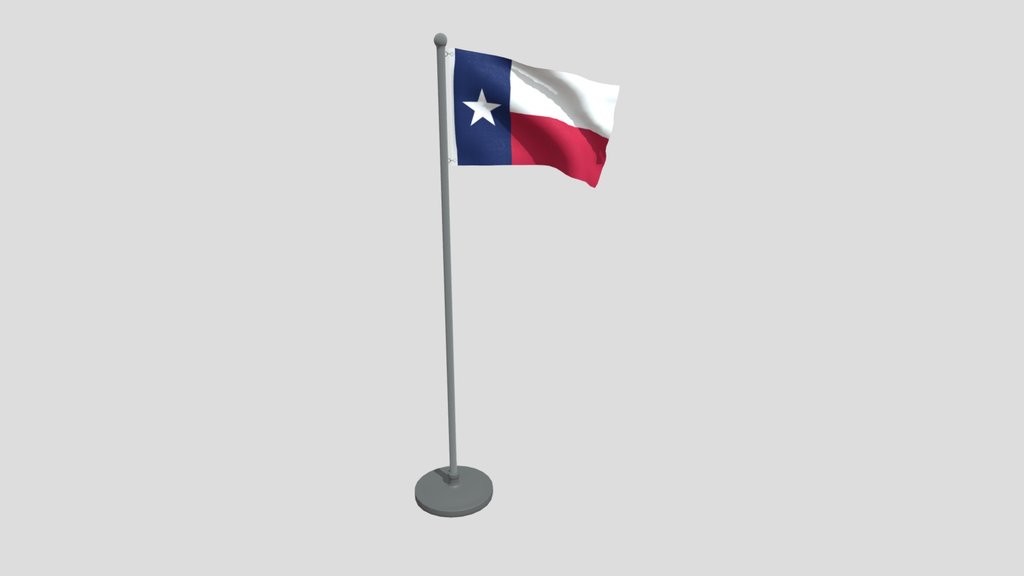 Animated Flag Of Texas State
