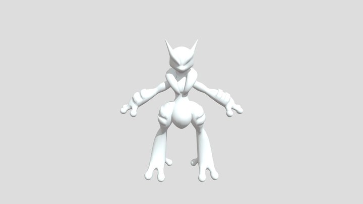 MTX5500 Mk2 (Mk2 Robot Mewtwo X) 3D Model