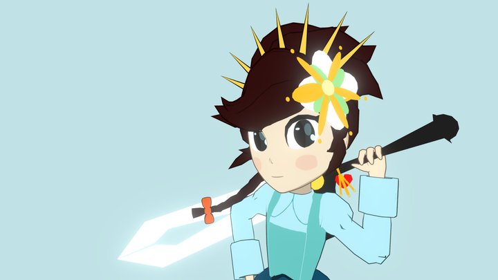 Crisbell - 3D fan art 3D Model