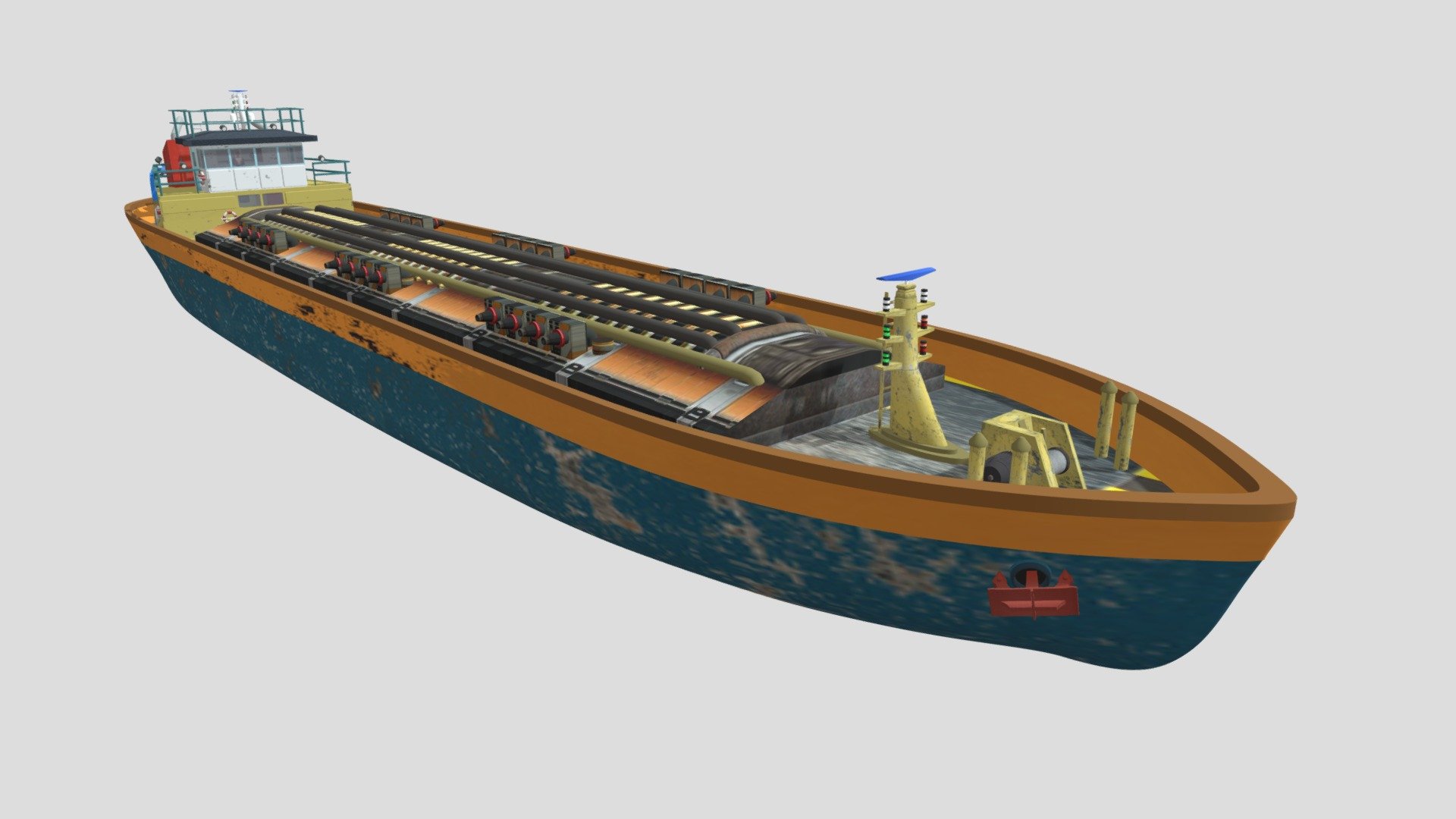 River Tanker - Download Free 3D model by gogiart (@agt14032013 ...