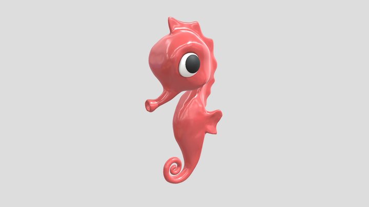 Seahorse 3D Model