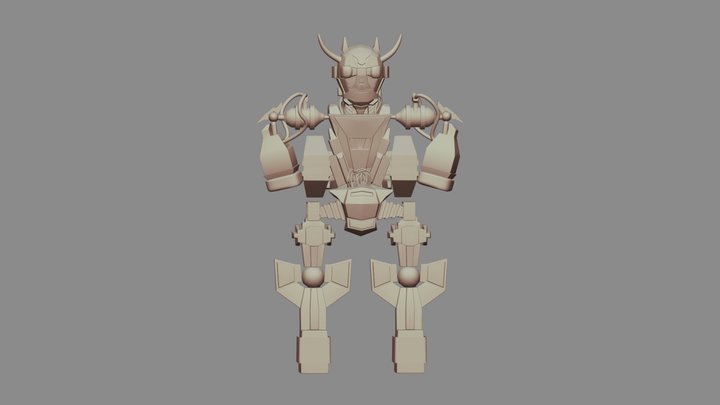 Combat Robot 3D Model