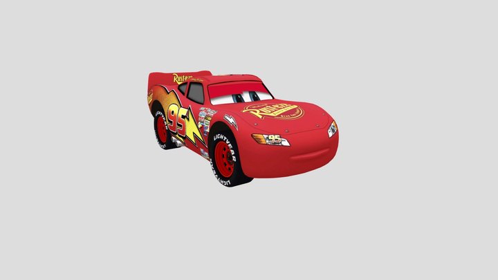 Lightning McQueen gta 5 3D Model