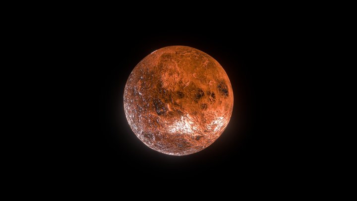 Generic planet 3D Model