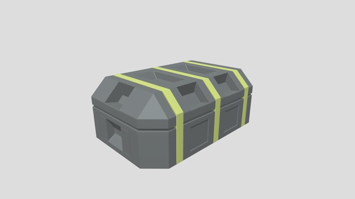 Crate 3D Model