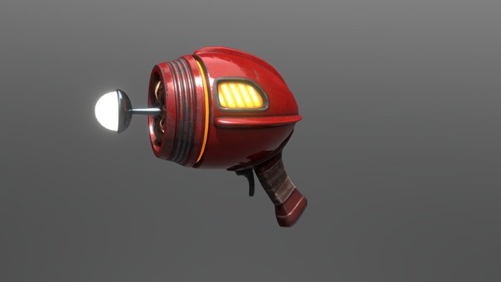Earthworm Jim: Laser Pistol 3D Model