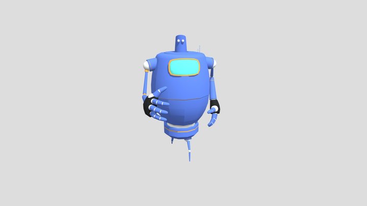 B Bot Animation 3D Model